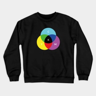 CMYK colors Crewneck Sweatshirt